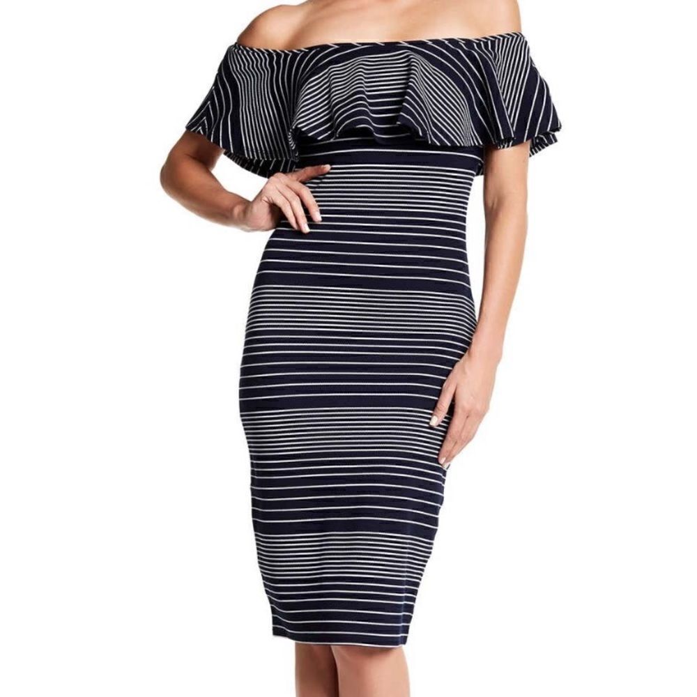 Romeo Juliet couture bodycon dress off shoulder S